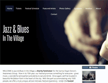 Tablet Screenshot of jazzinthevillage.com